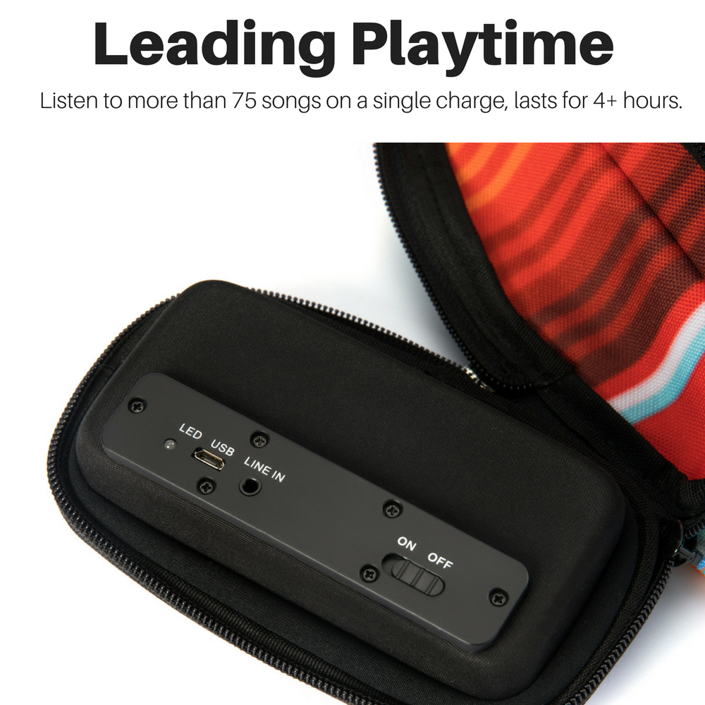 Fanny Pack With Bluetooth Speakers (Rainbow)