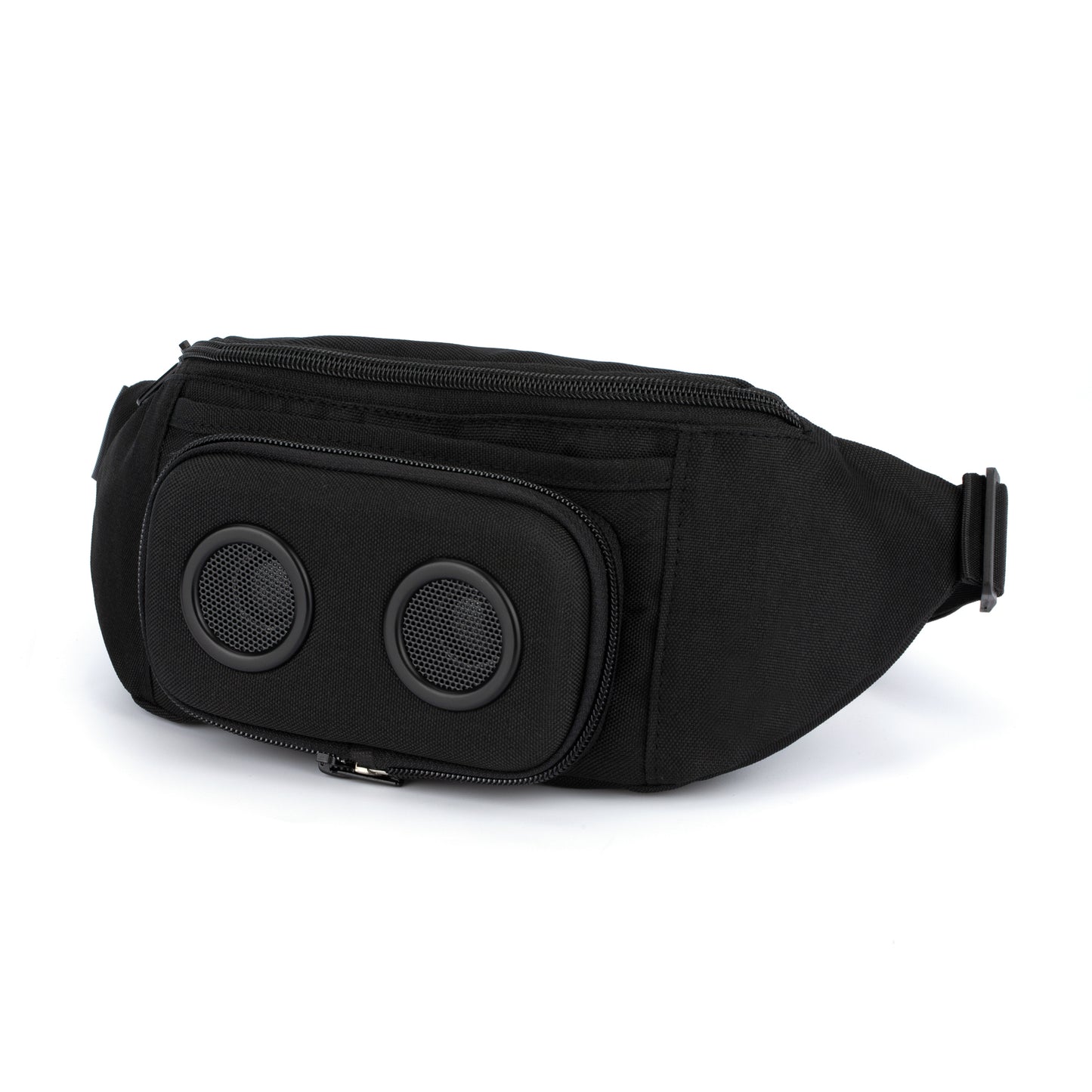 Fanny Pack With Bluetooth Speakers (Black)