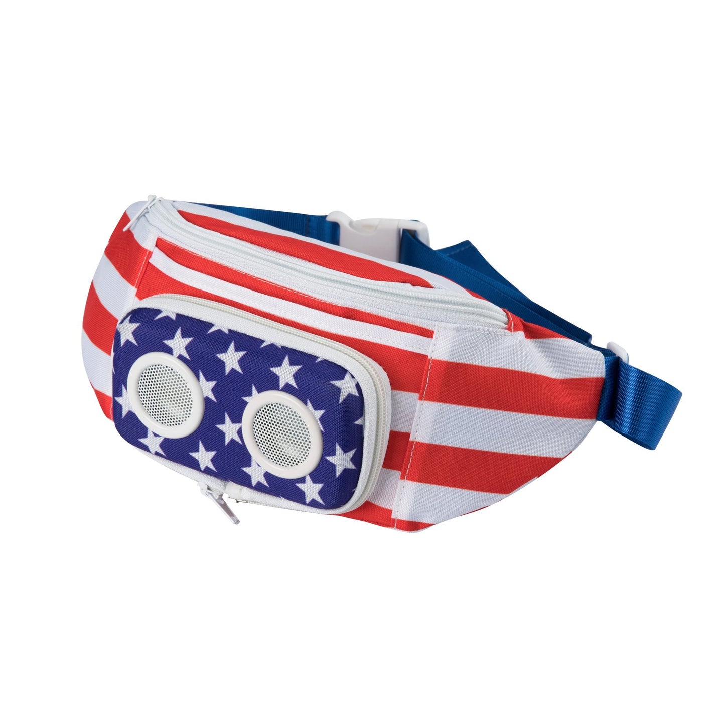 American Flag Fanny pack with bluetooth speakers
