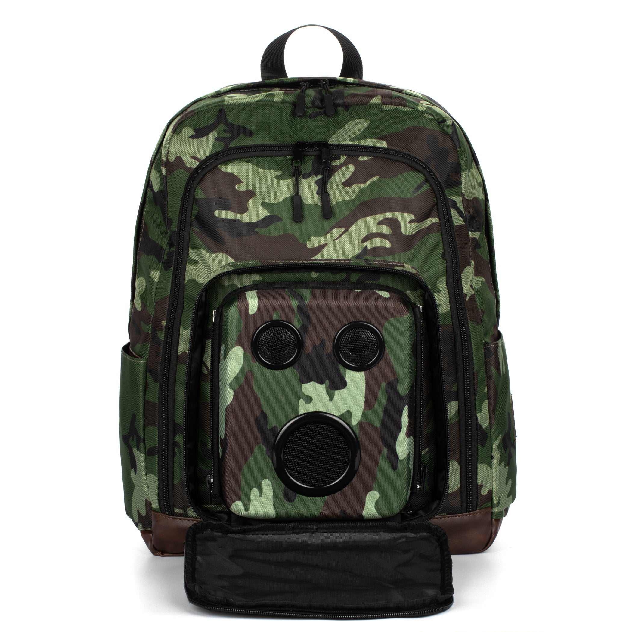 Bluetooth Backpack with Speakers & Subwoofer (Camo) – Super-Real-Business