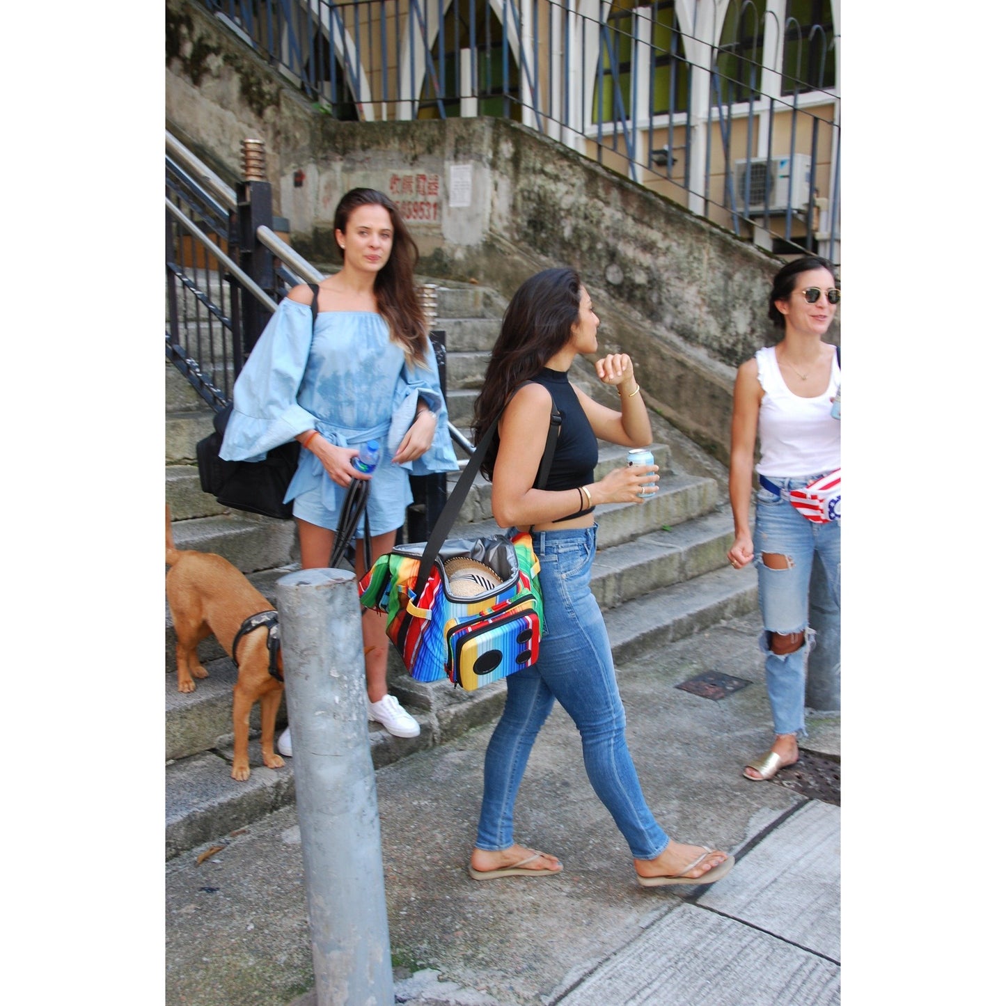 Rainbow Bluetooth Cooler With Speakers 
