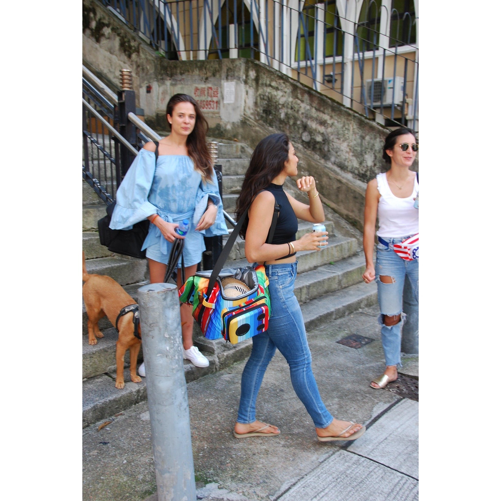 Rainbow Bluetooth Cooler With Speakers 