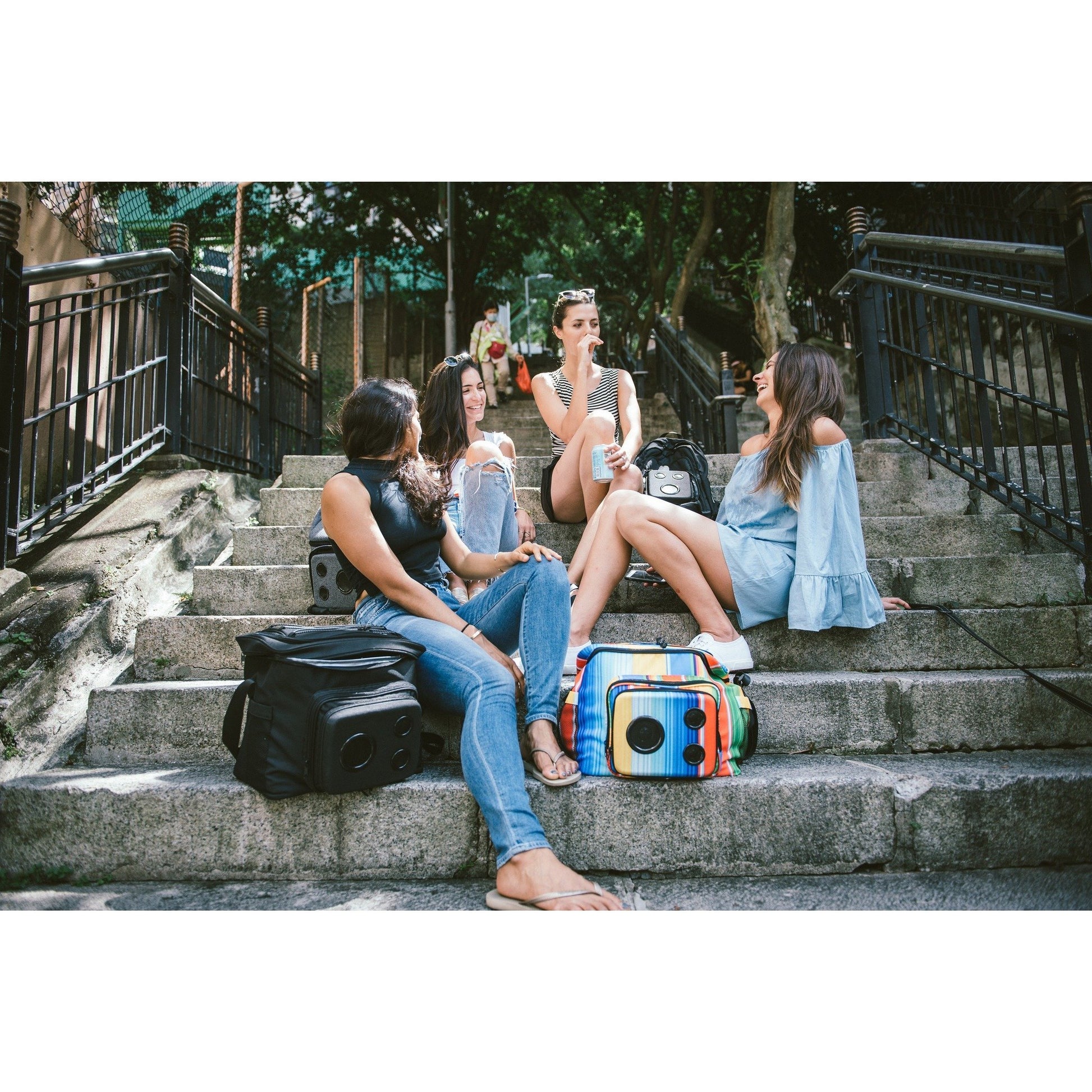 Rainbow Bluetooth Cooler With Speakers 
