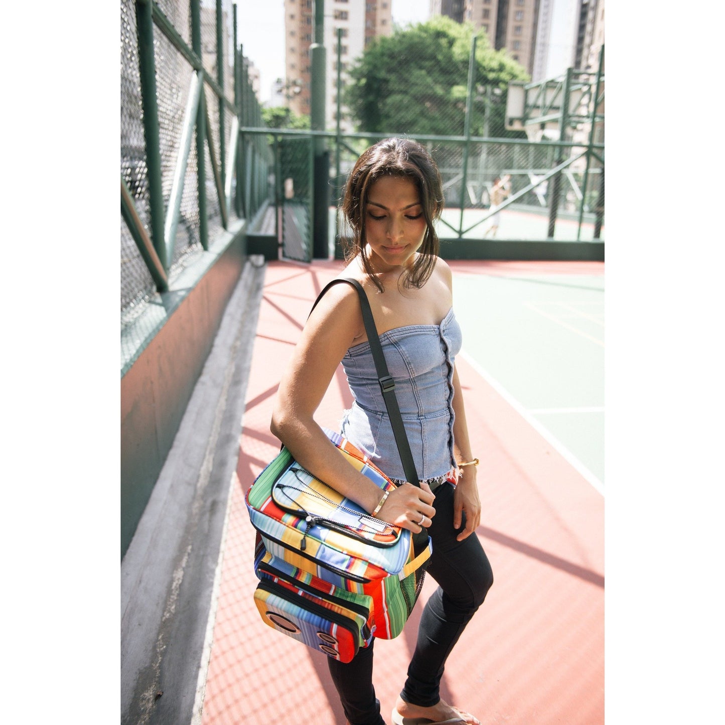 Rainbow Bluetooth Cooler With Speakers 